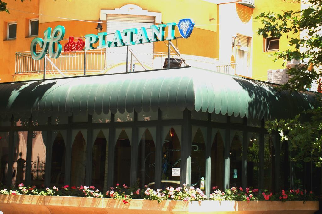 Hotel Dei Platani Rimini Exteriér fotografie