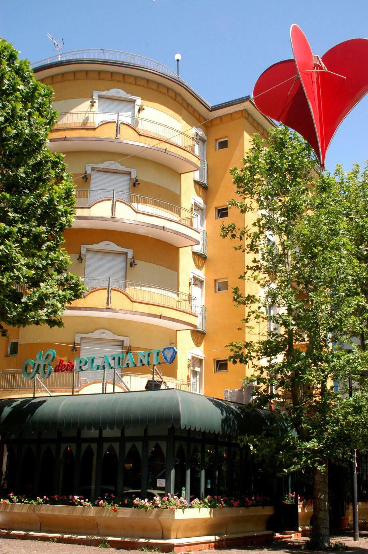 Hotel Dei Platani Rimini Exteriér fotografie